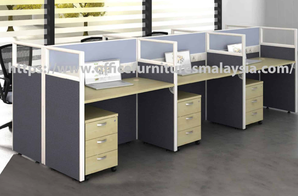 - 5 f ft Modern Innovative Style Workstation Cluster of 6 Seater