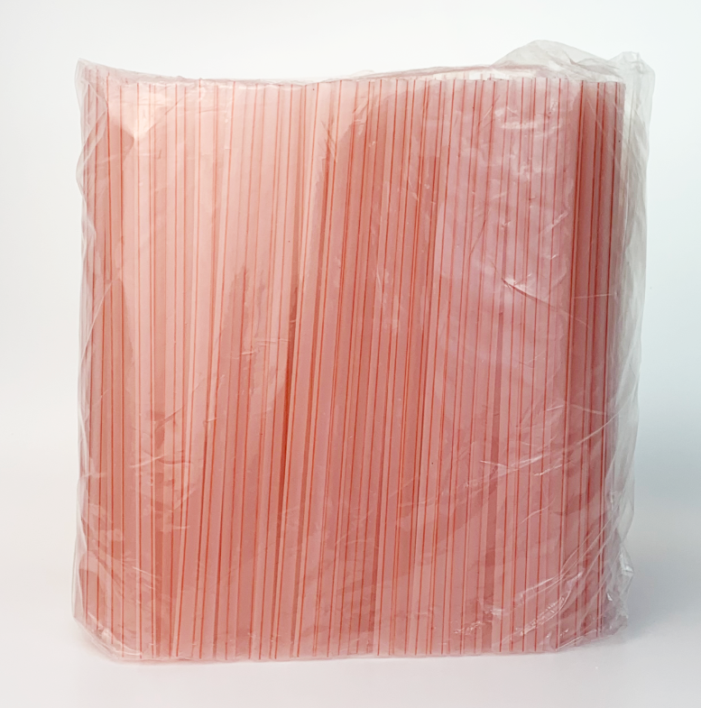 PLASTIC STRAW 9 INCH - 1PACK/500PCS