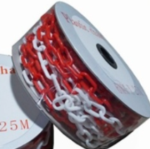 PICASAF PLASTIC CHAIN LINK 6MM X 25 METER l RANTAI PLASTIK l 塑料链条-RED+WHITE