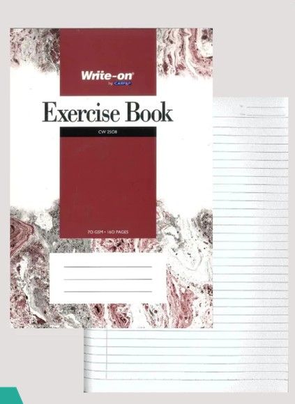 Campap Write-ON Exercise Book A4 Size 2506 & 2507 & 2508 & 2509 & 2510 5pcs 5pcs 2508 160pg CW-2506-KK