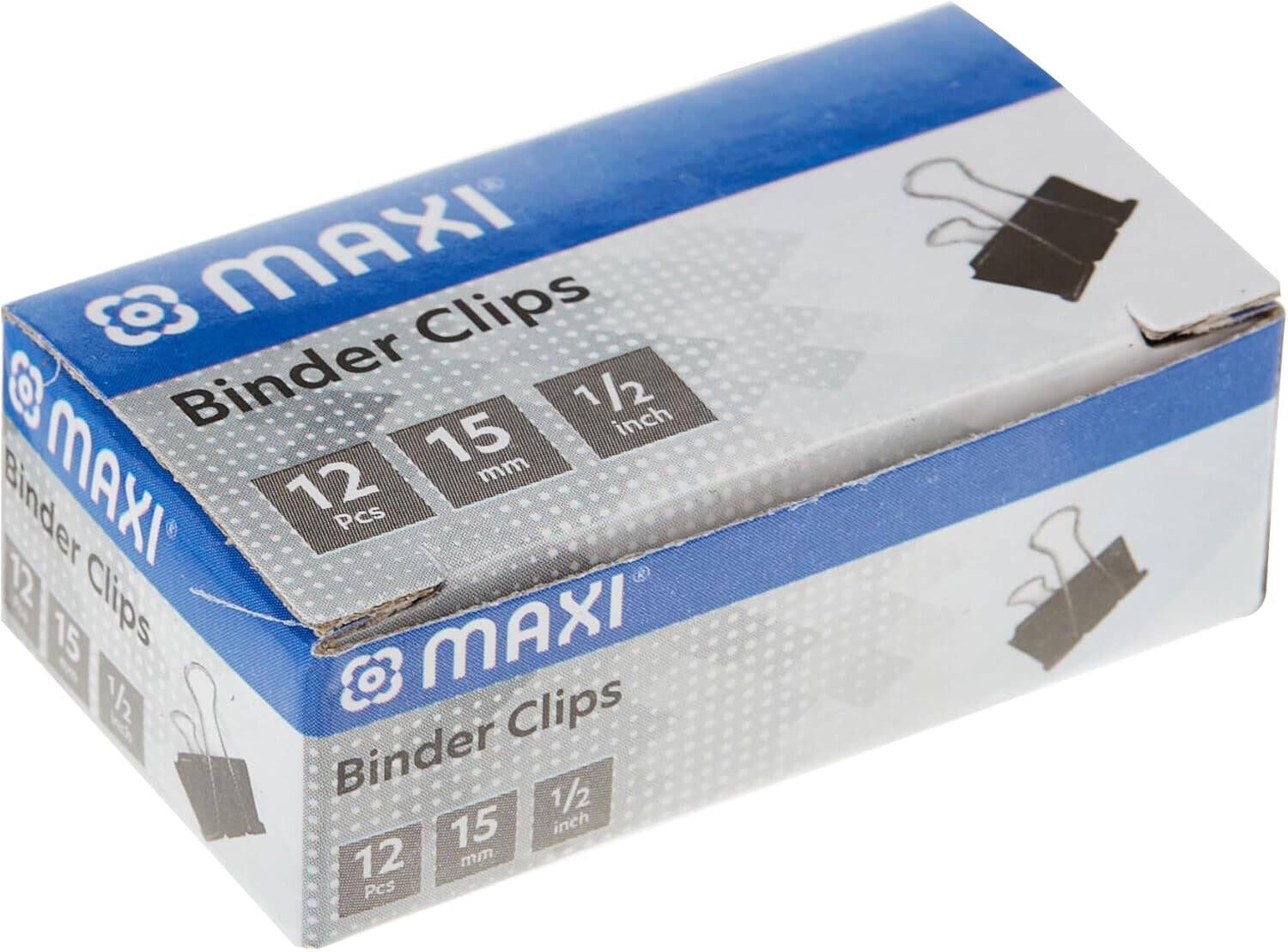 BINDER CLIP 15MM (12'S/BOX)