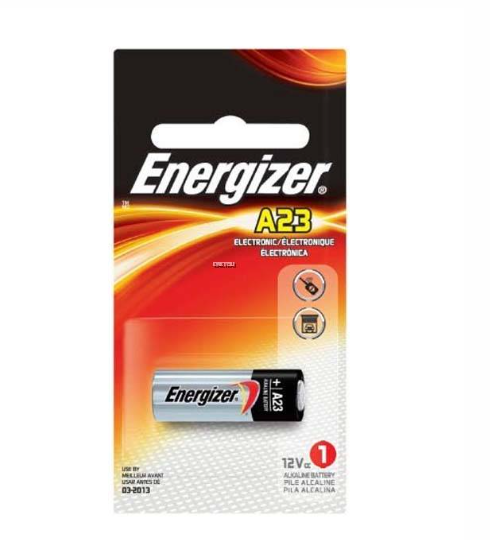 ENERGIZER® MINIATURE ALKALINE A23 / A27 BATTERIES 1PCS/CARD [ORIGINAL]