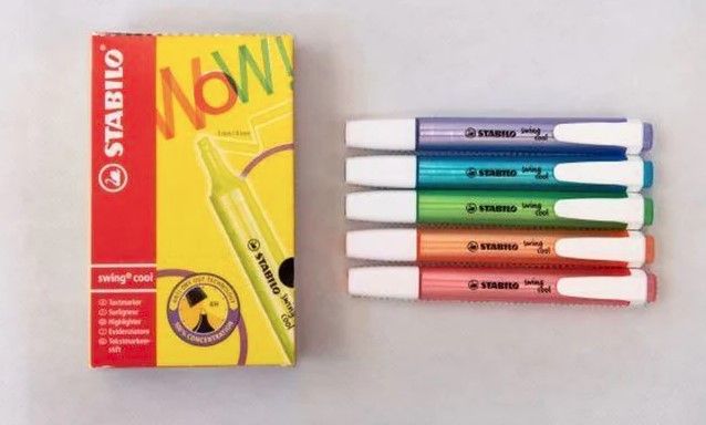 STABILO SWING COOL POCKET HIGHLIGHTER - 10PCS/PACK