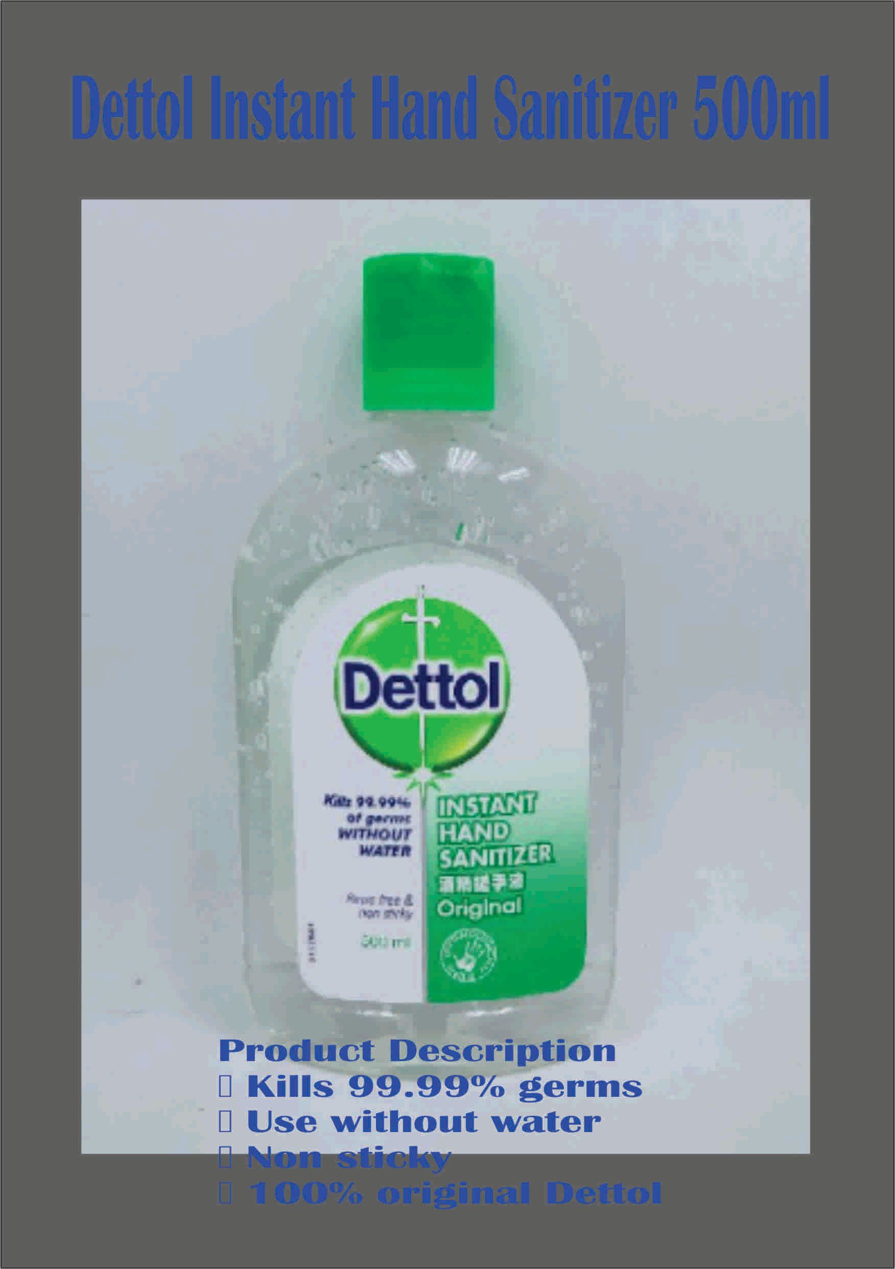 OCHA- Dettol Instant hand sanitizer 200 ml -free delivery with transport charge semenanjung