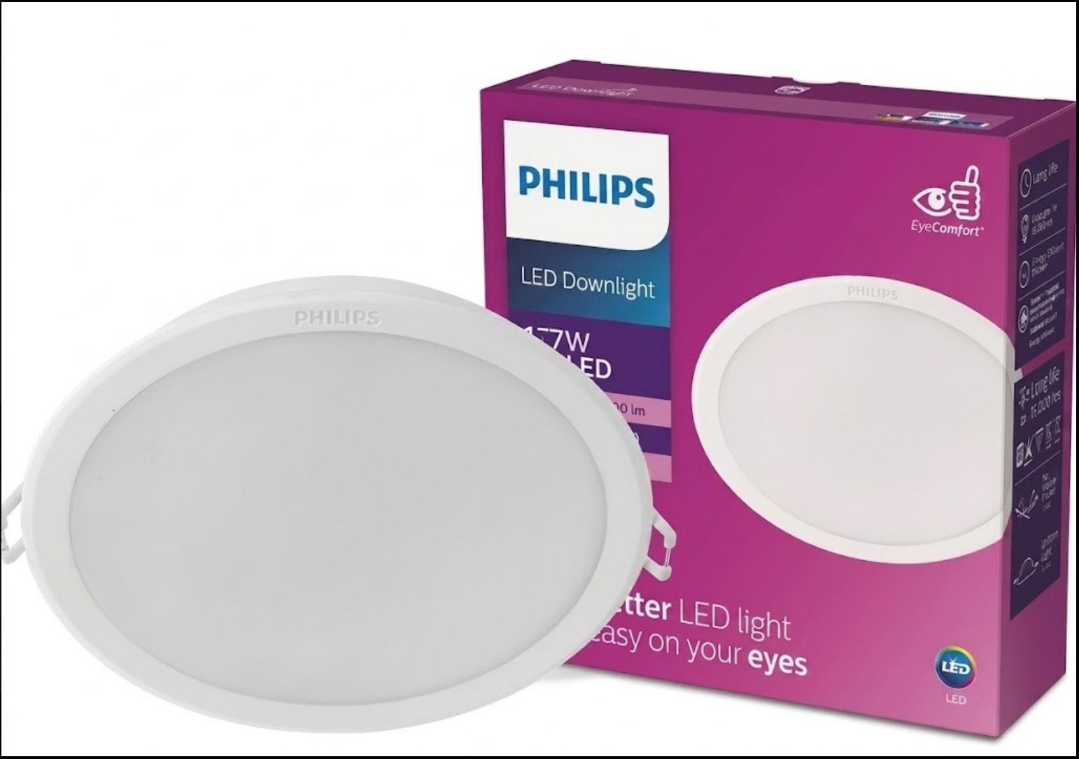 PHILIPS MESON LED DOWNLIGHT 17W 6" ROUND 3000K