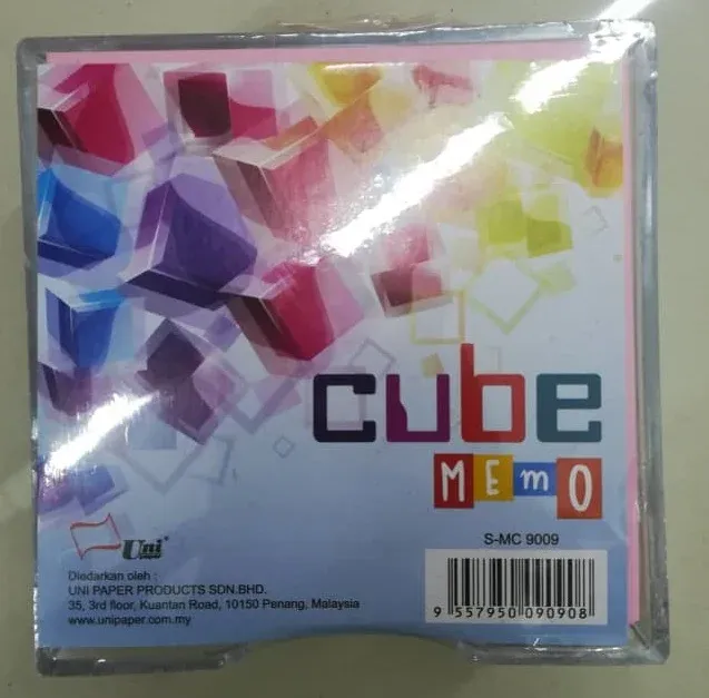 Uni (SMC-9009) Col Memo Cube