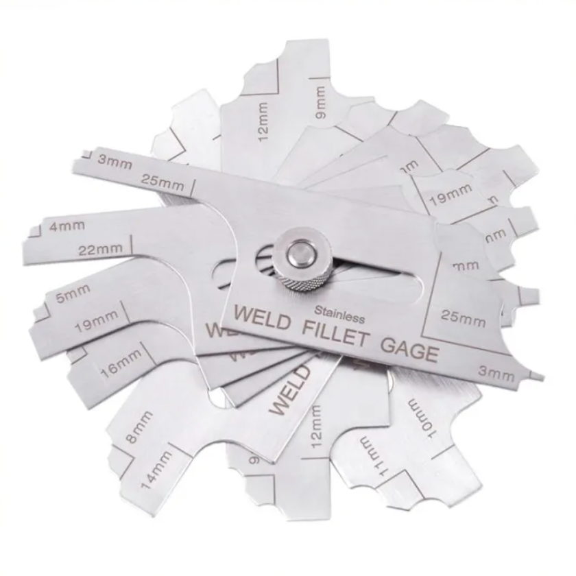 (DGHV) Welding Fillet Gauge Inspection Welding Gauge (Metric Standard), Convex Weld Tester Convex Weld Inspection Ruler