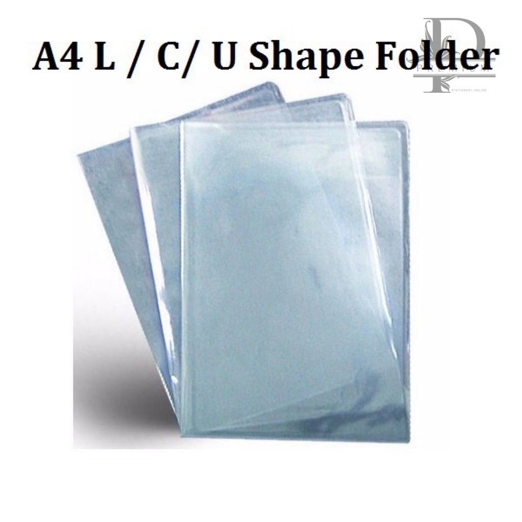 Clear Plastic A4 Saiz