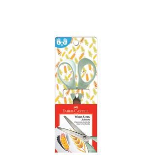 Faber-Castell Wheat Straw Scissors 130mm 150mm Left & Right Handed (181572) (181573)