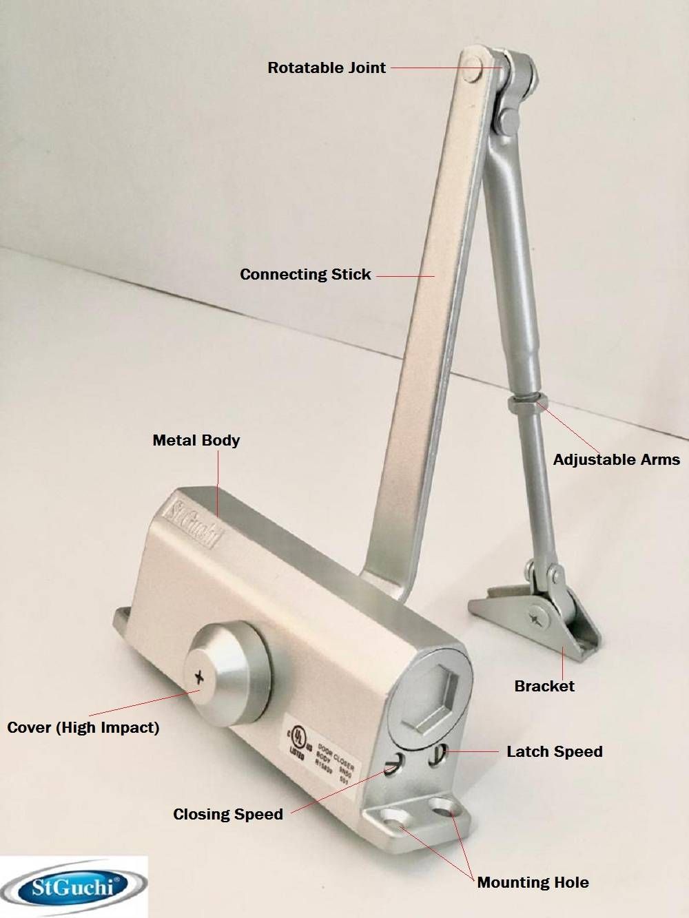 St Guchi Door Closer SGDC-534 (85kg Max)