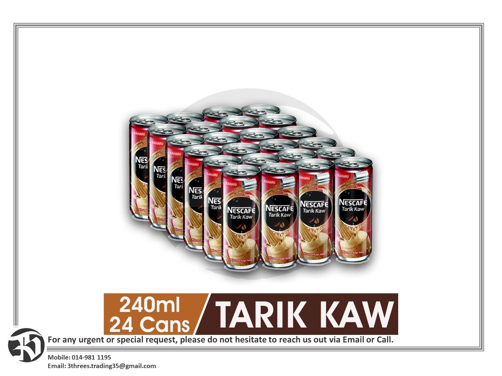 NESCAFE TARIK KAW 240ML