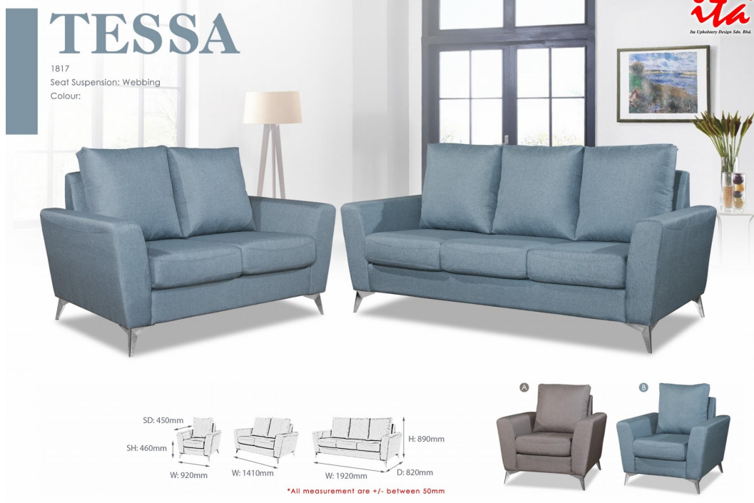 ITA OFFICE SOFA SET - TESSA 1817