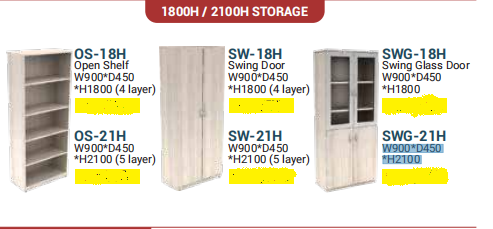 OFIS UZOU SERIES 1800/1200H STORAGE