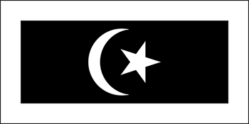 Bendera Terengganu 3' X 6' Jenis Polyster