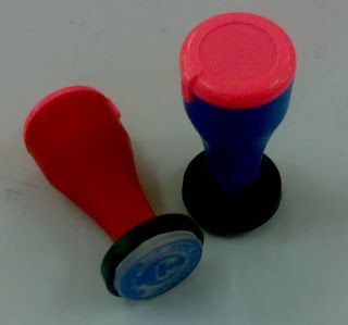 Rubber Stamp Round 5cm(D)
