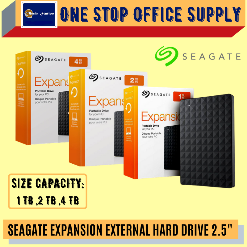 SEAGATE EXPANSION EXTERNAL HARD DRIVE 2.5" /1TB/2TB/4TB/External Hard Drive /Seagate