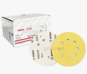 BOSCH HOOK-AND-LOOP DISC-C411-125 MM-8 HOLE-120P (2608608T67)