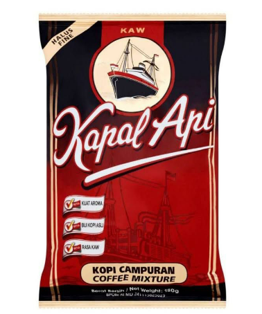 *Kopi Kapal Api Halus Kaw Kopi campuran 180G