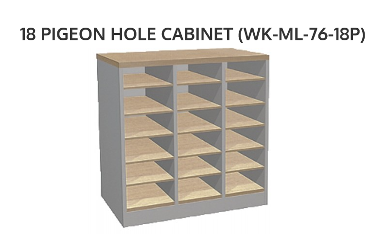 APEX 18 Pigeon Hole Cabinet WK-ML-76-18P 750 x 450 x 760mm