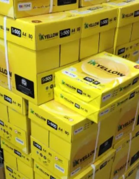 IK Yellow (Indah Kiat) A4 paper 80 gsm 500 Sheets (BOX)