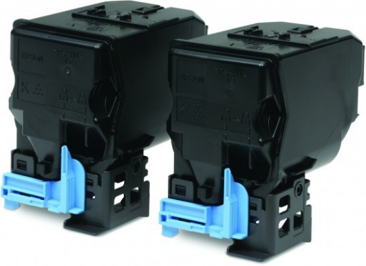 EPSON AL-C3900DN / CX37DN (12K) DOUBLE BLACK TONER CART PACK