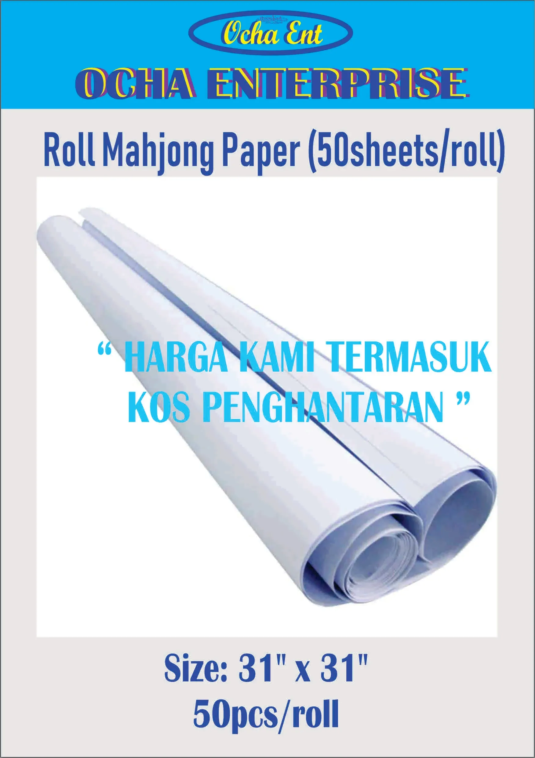 OCHA Roll Mahjong Paper (50sheets/roll)