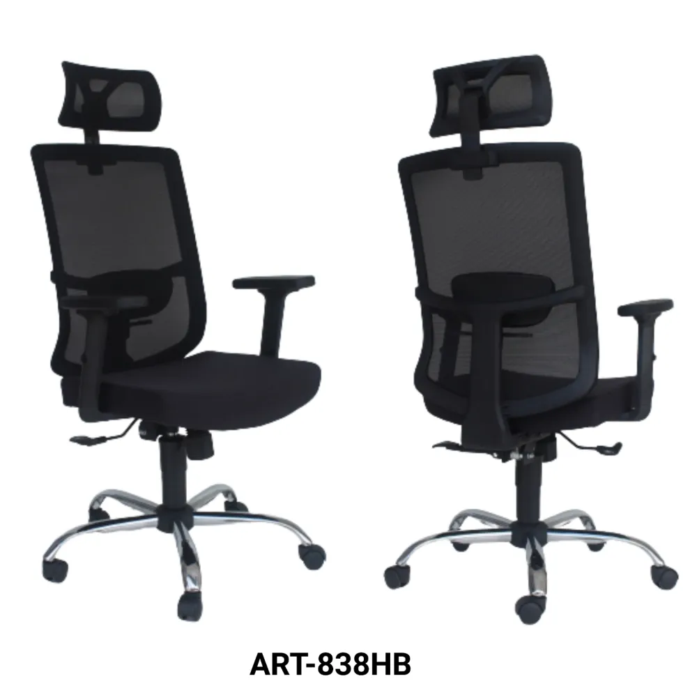 Artrich Office Furniture Ergonomic Chair With Headrest (High Back) / Mesh Chair