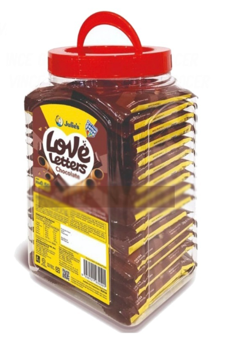 (Loose pack) Julie’s Love Letters Chocolate 576g