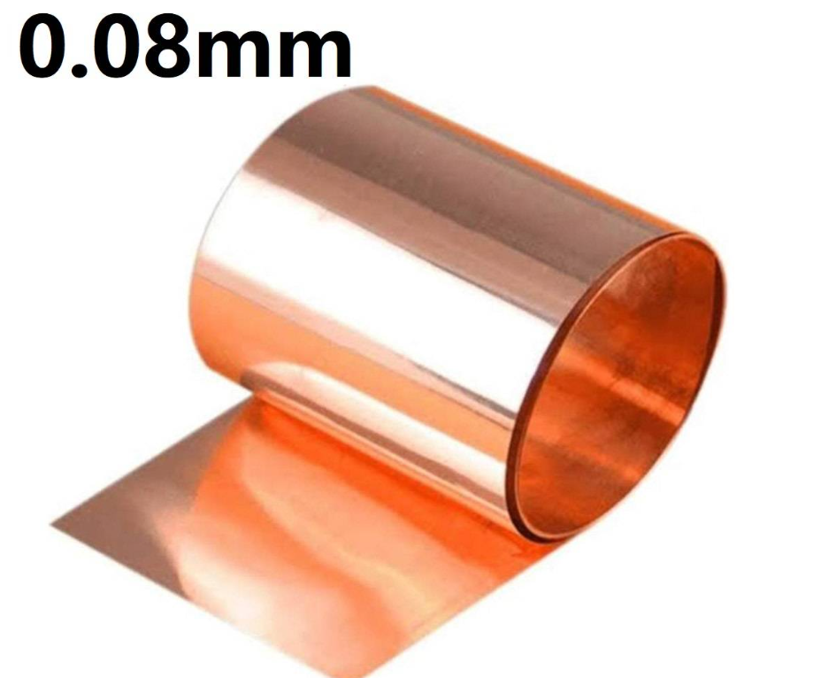 COPPER FOIL COPPER METAL SHEET SHIM PLATE THIN 0.08MM