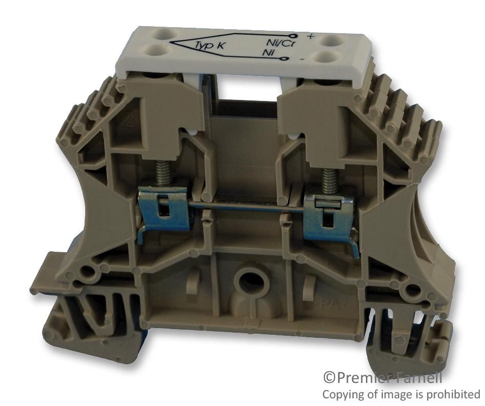 Weidmuller 1024100000 Dark Beige W Thermoelectric Voltage Terminal Block