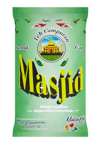 CAP MASJID SERBUK TEH CAMPURAN 900G
