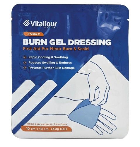 BurnFree BurnShield First Aid Burn Dressing First Aid For Burn(10 cm x10 cm ) (1Pc/Pack)