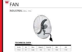 Crown 26' Industrial Wall Fan