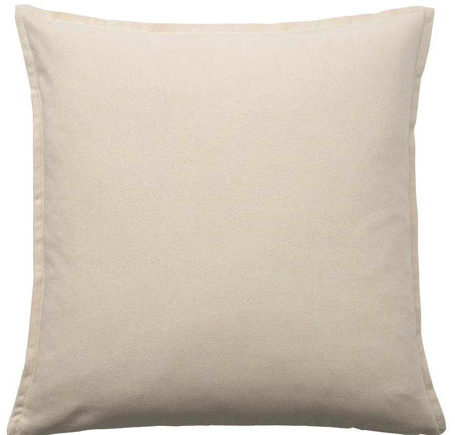 GURLI Cushion cover, unbleached, 50x50 cm
