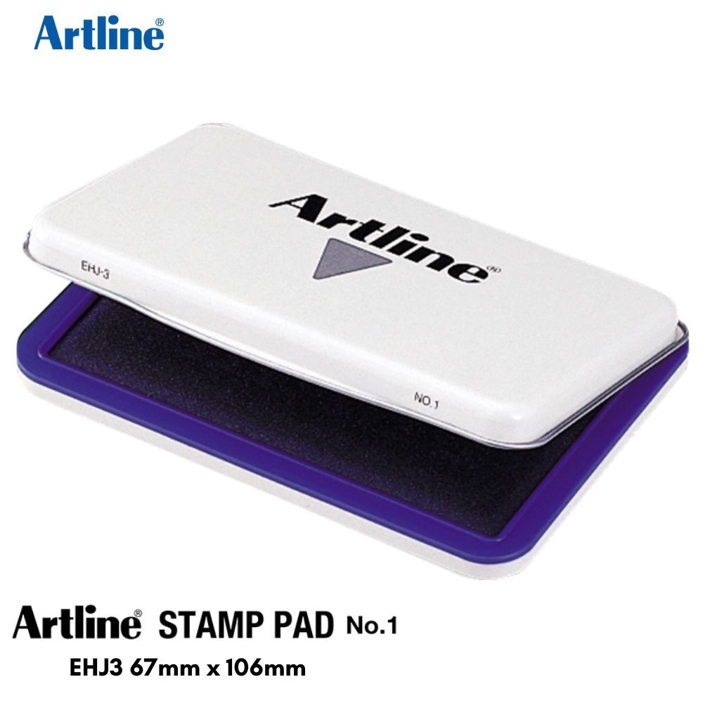 QP Artline Stamp Pad NO:1 (EHJ-3) 67 x 106mm - Blue