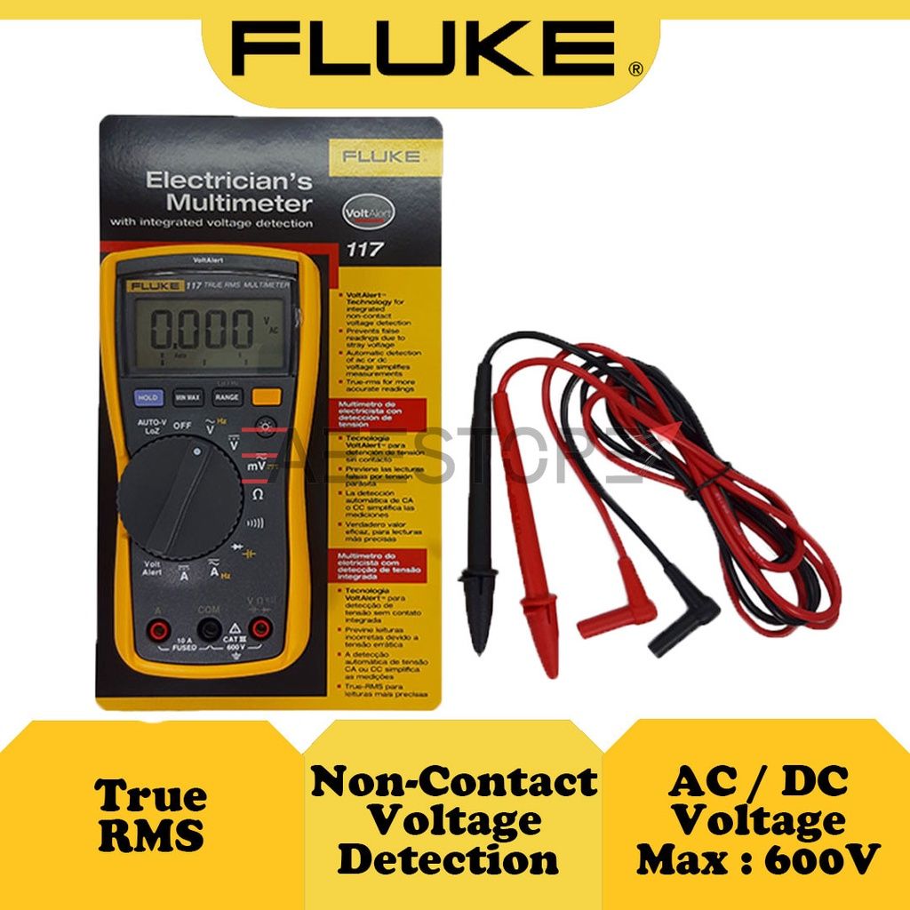 Fluke 117 True RMS Handheld Digital Multimeter