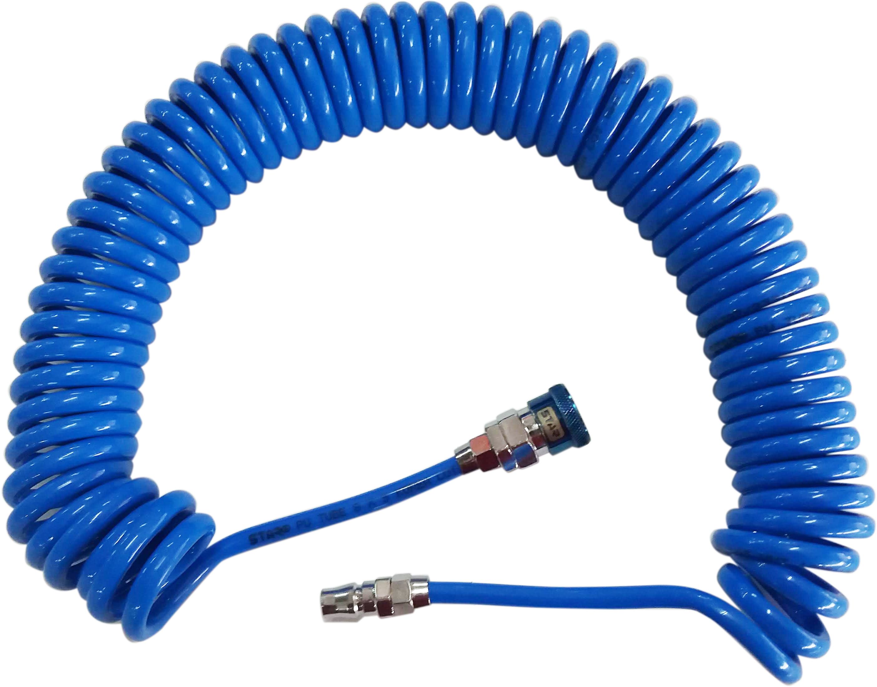 STAR 5M / 7.5M / 10M STAR Pneumatic Coil Tube With Quick Coupler