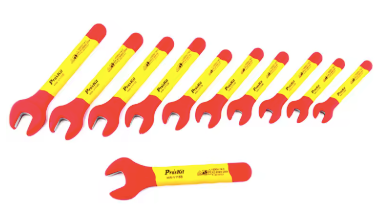 PROSKIT Insulated Single Open End Wrench Set - PK-2811M 15 Pcs