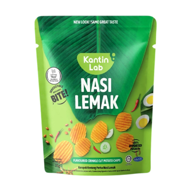 Nasi Lemak Flavored Crinkle Cut Chips 80g