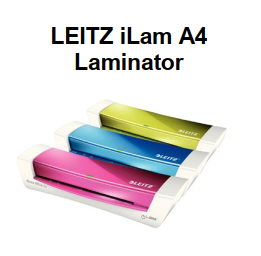 Genuine Malaysia Leitz Warranty - LEITZ Blue Metallic iLam A4 Laminator 73680036