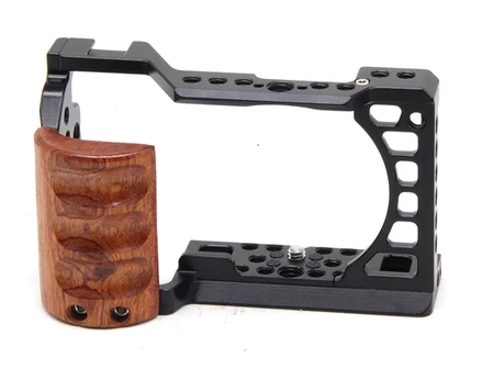 NovelGoal Aluminum Alloy Camera Cage Rig Video Film Movie Making Stabilizer for Sony A6400 DSLR Camera Protective