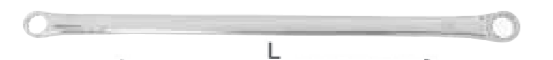 JONNESWAY EXTRA-LONG DOUBLE RING END WRENCH, SIZE: 14 X 17MM