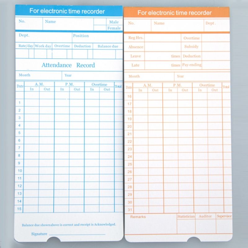Lotus Punch Card 100 pieces
