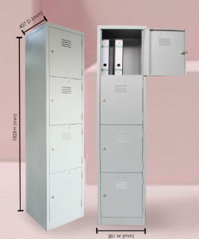 4 Cabinet Steel Locker