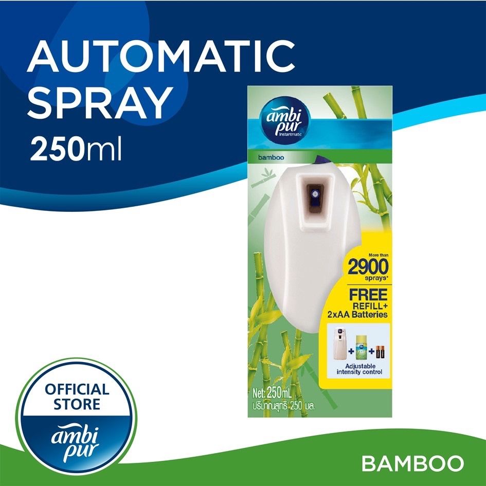 Ambi Pur InstantMatic Bamboo Automatic Spray Kit + Refill (250ml)