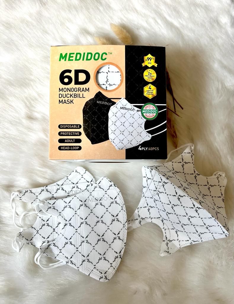 Medidoc DUCKBILL HEADLOOP MEDIDOC 4PLY (High Quality Mask)