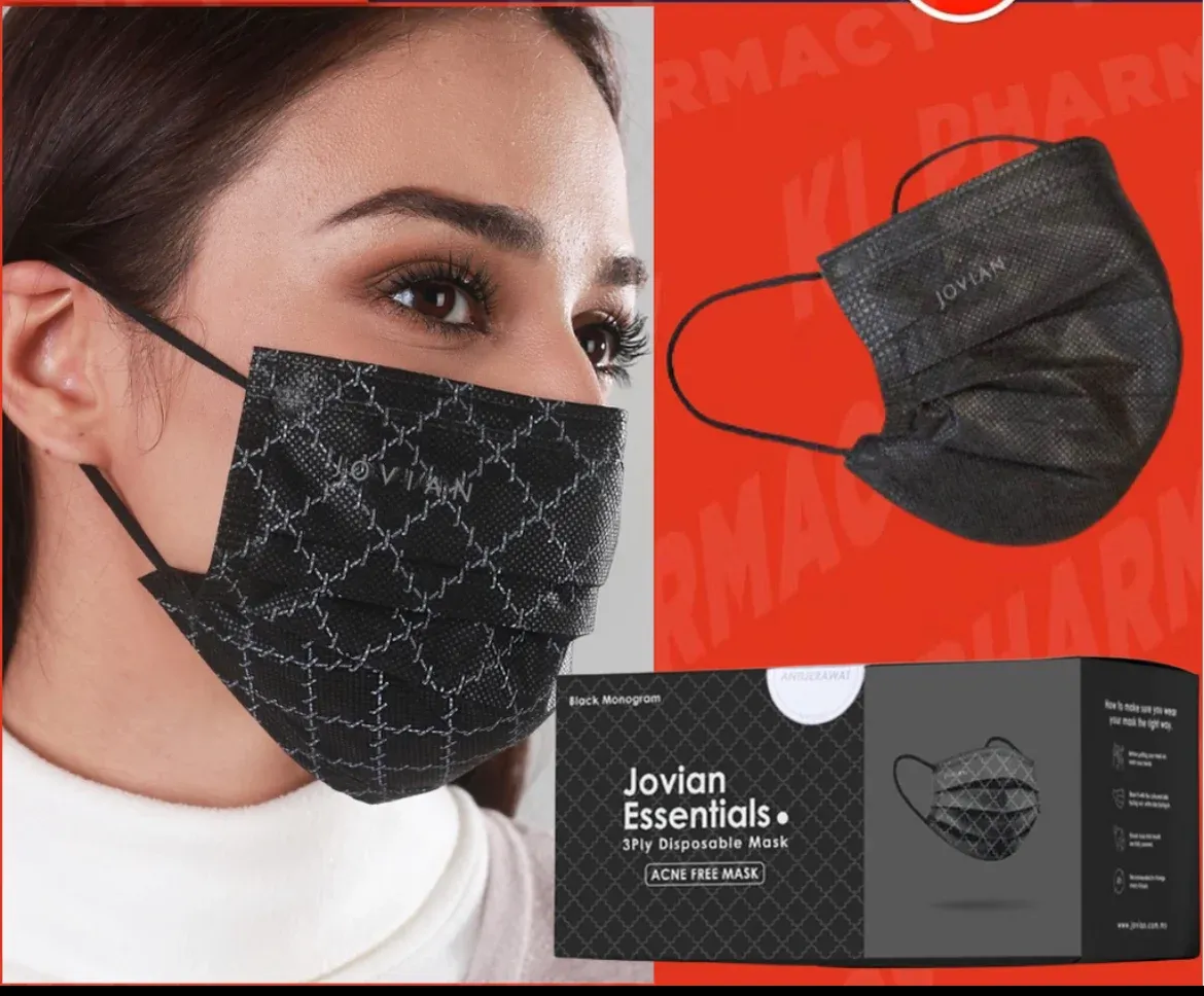 Facemask Jovian Earloop Black