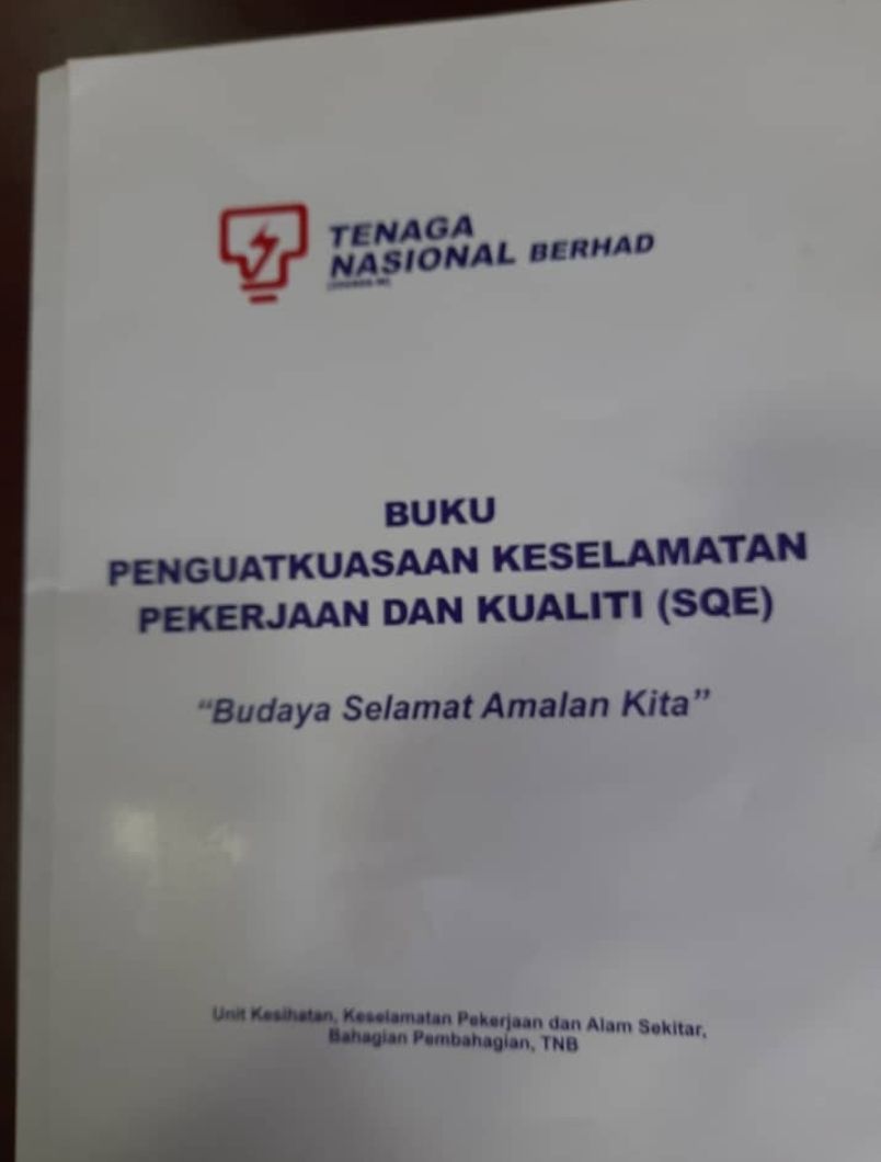 Buku Penguatkuasaan Keselamatan Pekerjaan Dan Kualiti 2 Ply NCR (40 buku)