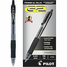 Pilot G2 PRO 0.7mm Gel Pen (Black)