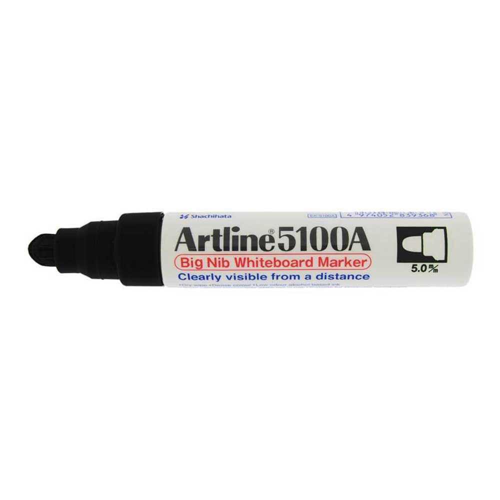Artline Big Nib Whiteboard Marker 5100A Black 5.0mm